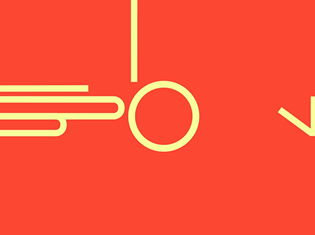 Animated 2D logo design concept