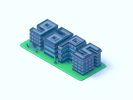 Dimensional 3D logo design