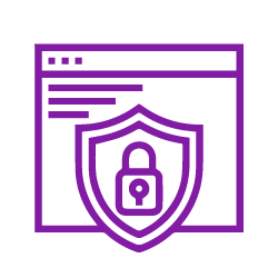 Website security services portfolio visual